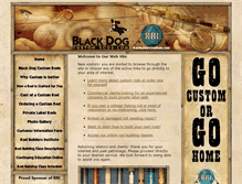 Tablet Screenshot of blackdogtackle.com